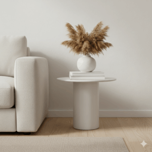 Mesa Auxiliar Aura Blanca