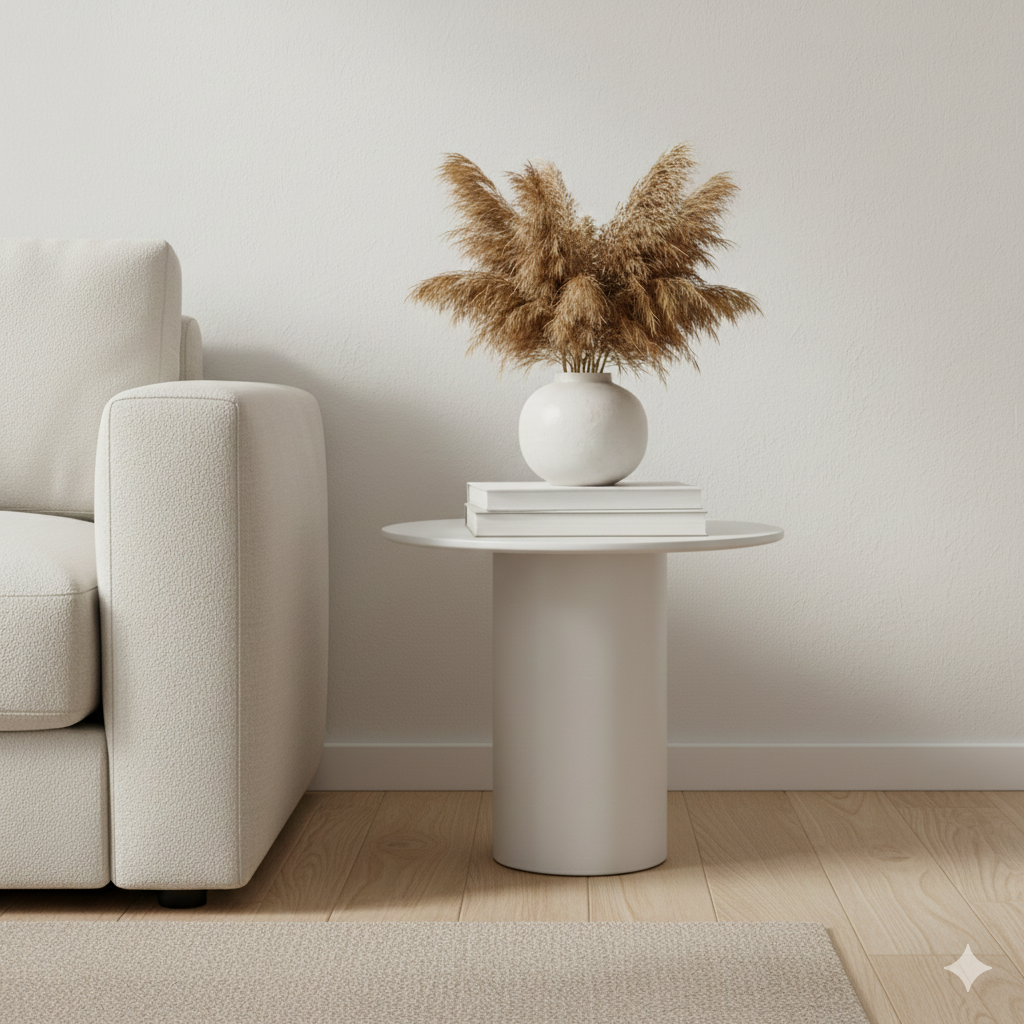 Mesa Auxiliar Aura Blanca